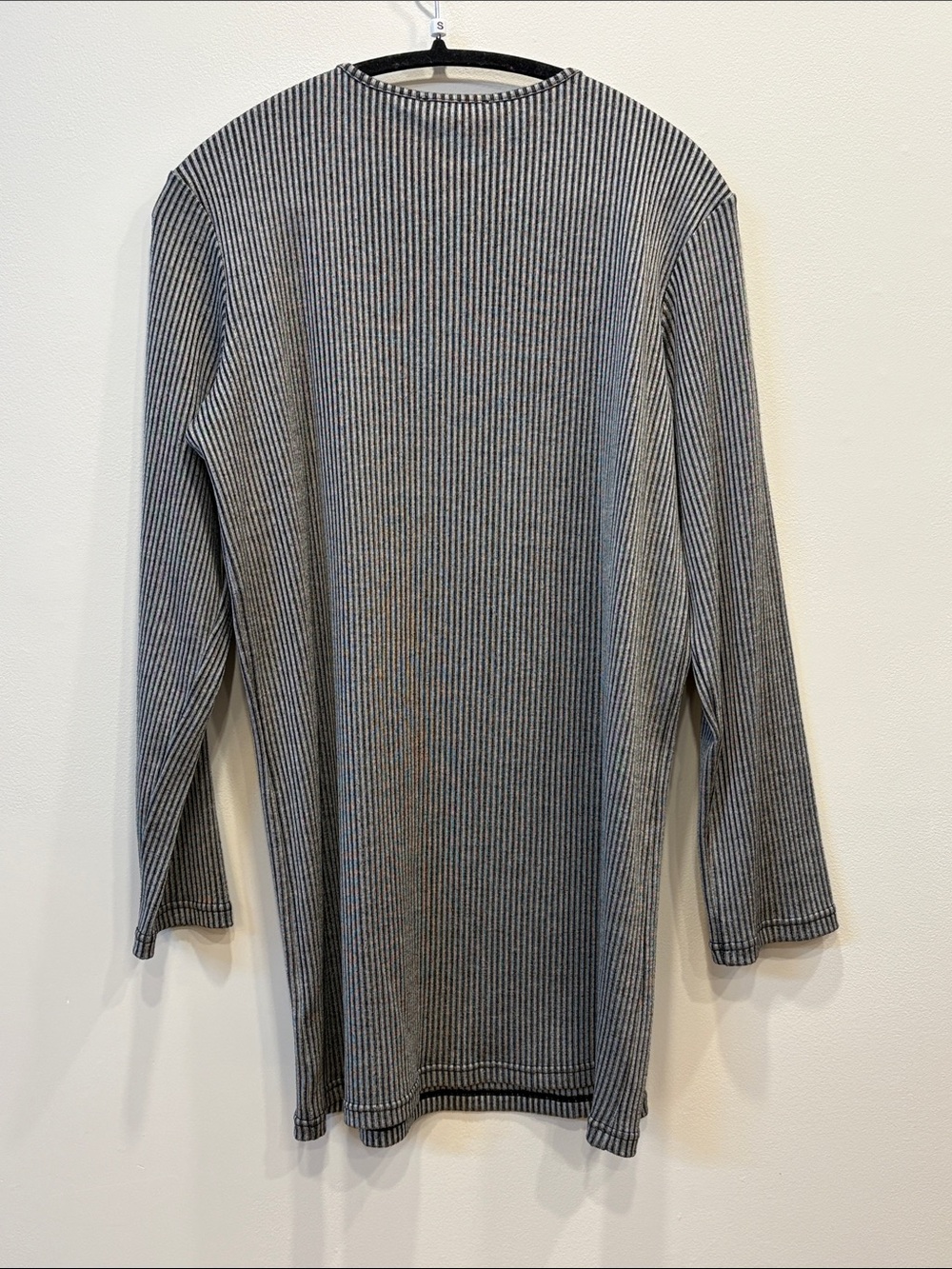 ANINE BING Moss Dress in Black And Grey - Picture 10 of 10